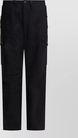 Needles cargo trousers with button accents and drawstring waist