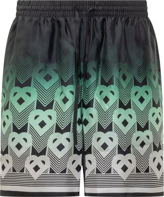 Casablanca Black Geometric Shorts