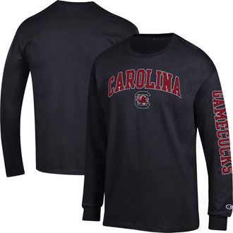Champion Mens Champion Black South Carolina Gamecocks Arch Over Logo 2-Hit Long Sleeve T-Shirt at Nordstrom, Size Xx-Large