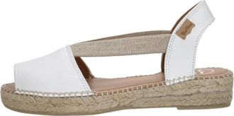 Toni Pons Etna Espadrille Sandaal - Dames - Sandalen - Wit - 41 EU - Leer - Schoenen