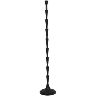 Light & Living L&aacute;mpara de pie - Butia - negro - metal - - Light&living