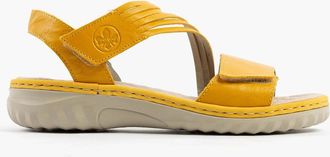 Rieker Womens Rieker 60464-68 Womens Sandals Yellow - Size: 6.5