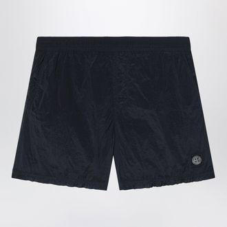 Stone Island Pantaloncini da bagno blu navy in nylon