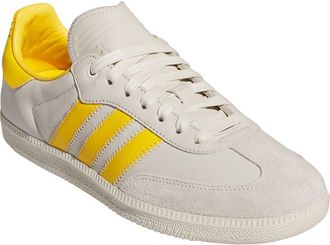 adidas Humanrace Samba Low Top Sneaker in Gold/Aluminum/Aluminum at Nordstrom Rack, Size 3.5