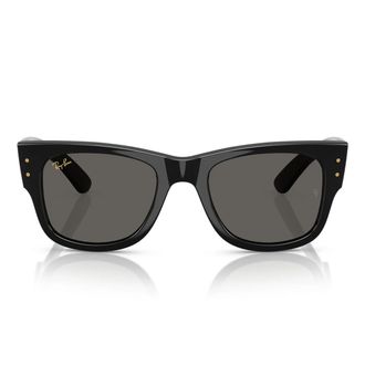 Ray-Ban Sunglasses Rb0840 S 6826 J5 Mega Wayfarer X Asap Rocky Black/Dark Gray Unisex