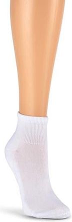 Shelli Segal 8-Pack Full Cushion Quarter Socks in White at Nordstrom Rack, Size 9/11