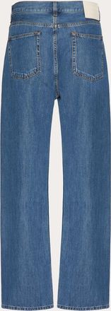 Valentino Garavani Mens Denim Jeans - Light Blue Lyocell - Size 32 (Waist)