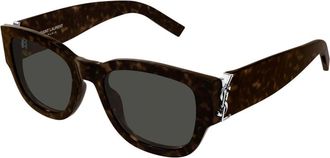 Saint Laurent SL M174 Zonnebril - Dames - Zonnebrillen - Bruin - 53 MM - Accessoires