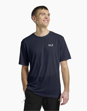 Jack Wolfskin Mens Jack Wolfskin Mens Vonnan Functional Short Sleeve T-Shirt - Black - Size: 40