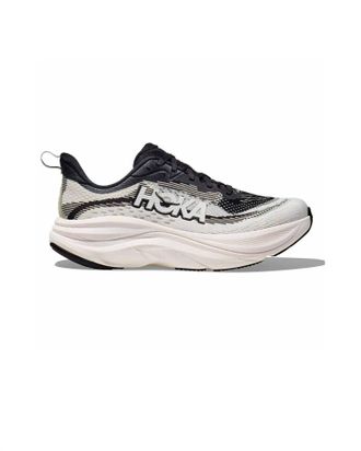 Hoka One One Womens Skyflow Running Shoes In Black/white