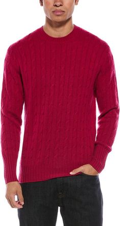 N.Peal N. PEAL Thames Cable 100% Cashmere Crewneck Sweater