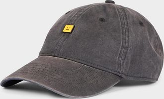 Acne Studios Men & apos;s Cunov Face Cotton Canvas Baseball Cap