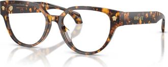 Versace Cat-eye Optisch Montuur - unisex - Brillen - Bruin - 53 MM - Accessoires