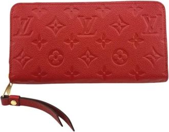 Louis Vuitton Pre-owned Clutches, female, Red, Size: ONE SIZE Pre-owned Canvas Clutch