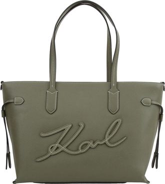 Karl Lagerfeld klxav mirum tote Verde - Dames - Shoppers - Groen - ONE Size - Tassen