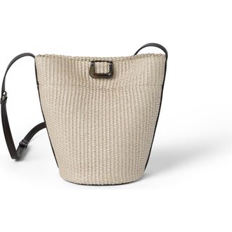 Brunello Cucinelli Sartorial small bucket bag in Beige at Nordstrom