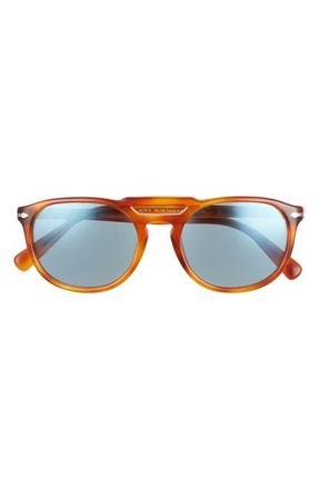 Persol 52mm Rectangular Sunglasses in Lt Brown at Nordstrom