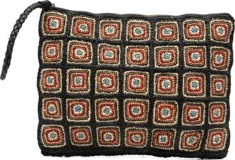 Ibeliv Patterned Woven Clutch Bag