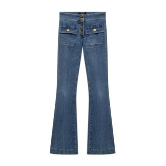 Seafarer Flared Jeans - Dames - Jeans - Blauw - Maat: W29
