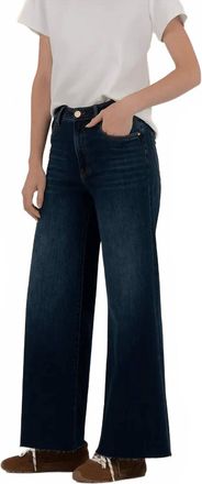 Kut from the Kloth Ryan High Rise Fab Ab Super Wide Leg Jeans In Aboveboard