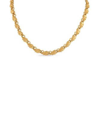 Carrera y Carrera 18kt geelgouden halsketting met olifantpatroon