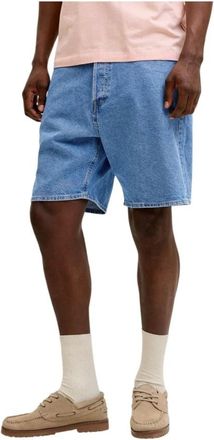 Jack & Jones Korte Broeken, Heren, Blauw, XL, Denim, JJITony Shorts