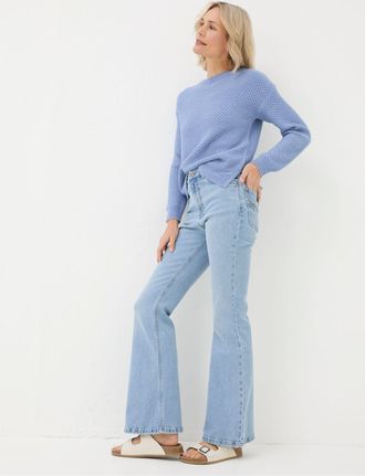 Fat Face FatFace Farah Blue Flare Jeans