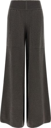 Rick Owens Gray Cashmere Casual Womens Pants
