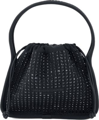 Alexander Wang Womens Ryan Top Handle Bag Black Synthetic