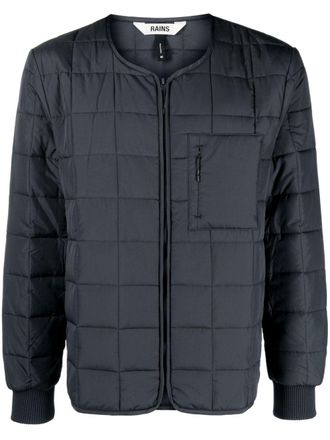 Rains quilted bomber jacket - Blue