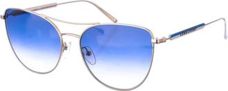 Longchamp Ovale Zonnebril - Dames - Zonnebrillen - Blauw - ONE Size - Accessoires