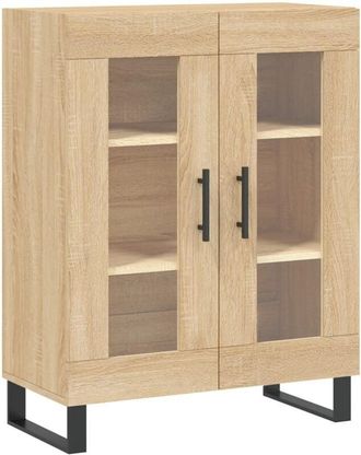 vidaXL Sideboard Sonoma Oak 69.5x34x90 cm Engineered Wood vidaXL