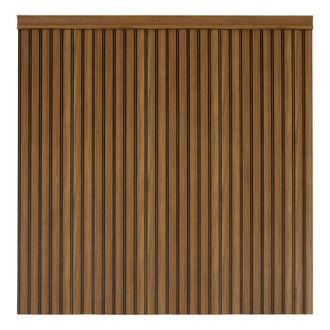 Atmosphera Lote De 4 Paneles Para Z&oacute;calo Beny Rectangulares De 24 X 100 Cm, Color Marr&oacute;n - Atmosphera Cr&eacute;ateur DInt&eacute;rieur
