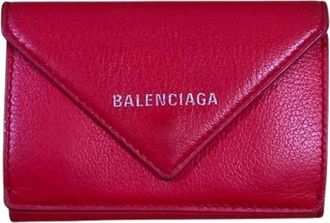 Balenciaga Pre-owned Wallets, female, Red, Size: ONE SIZE Pre-owned Vintage Wallet