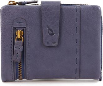 Abbacino Iris Wallet - Dames - Portefeuilles - Blauw - ONE Size - Leer - Accessoires