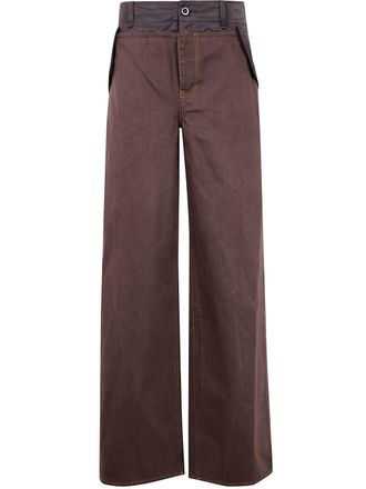 sacai Wide Leg Denim Pants