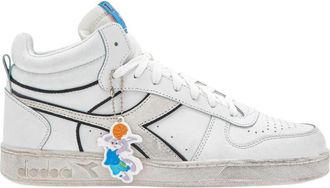 Diadora Vintage Bunny Sneakers Wit - Heren - Sneakers - Wit - 45 1/2 EU - Leer - Schoenen