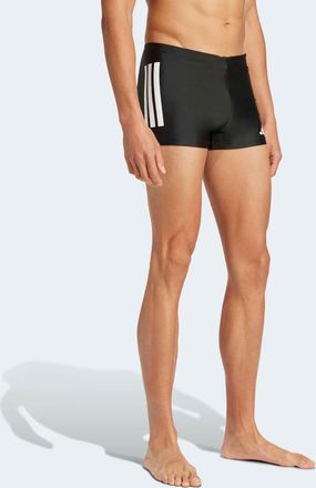 adidas Badehose ADIDAS PERFORMANCE 3S BLD BOXER, Herren, Gr. 10 (XL), N-Gr, schwarz-weiss (schwarz, wei&szlig;), Obermaterial: 78% Polyamid, 22% Elasthan, Badehose