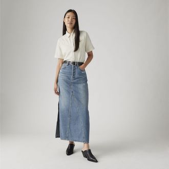 Levi's Long Icon Skirt - Womens - 25 - Blue