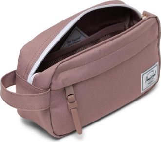 Herschel Kulturbeutel HERSCHEL Small Travel Kit, Damen, Gr. B/H/T: 21,6cm x 13,2cm x 8,13cm, rosa, Stoff, Taschen Kulturbeutel