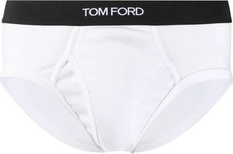 Tom Ford Stretch Katoenen Broekjes - Heren - Onderbroek - Wit - S - Katoen - Ondergoed