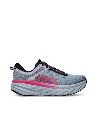 Hoka One One Mineral Blue Rhubarb Bondi 7 Sneakers