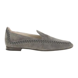 Giorgio Armani Mocasines de Piel - Shoes - Mujer - Gris - 40 EU