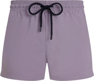 Vilebrequin Effen Zwemshorts - Heren - Strandmode - Paars - 3XL - Leer - Badmode