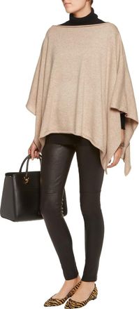Madeleine Thompson Beige Cashmere Cape Size M