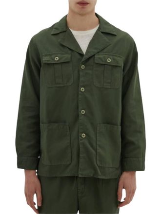 The (Real) Garcia Leisure Shirt Jacket In Khaki