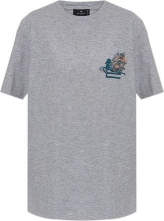 Etro Dames, Tops, Grijs, Maat: S Katoen