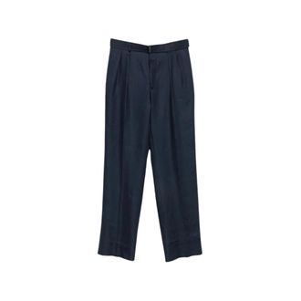 Tagliatore Tagliatore Pleated Straight-Leg Trousers - Trousers - Hombre - Azul - S