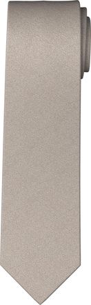 Olymp Krawatte OLYMP, Herren, natur, Web, Seide, Krawatten Krawatte, slim