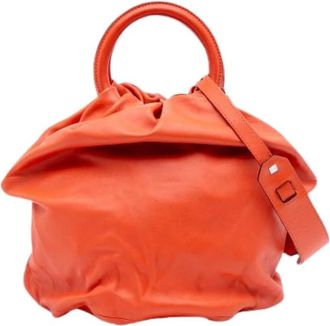 Loewe Pre-owned Bucket Bags, female, Orange, Size: ONE SIZE Pre-owned Bucket Bag